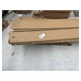 *Pallet of 3* (14 in. x 72 in. Classic White Wood Vertical Panels (2-Pack))