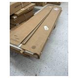 *Pallet of 3* (14 in. x 72 in. Classic White Wood Vertical Panels (2-Pack))