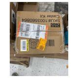 4 in. Caster Kit for Heavy Duty Welded Steel Garage Base Cabinets