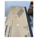 OHK Series 48 in. W x 96 in. D x 22-40 in. H Black Ceiling Mounted Overhead Garage Storage Rack with Accessory Hooks