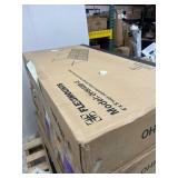 OHK Series 48 in. W x 96 in. D x 22-40 in. H Black Ceiling Mounted Overhead Garage Storage Rack with Accessory Hooks