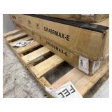 Fleximounts Max Series 48 in. W x 96 in. D x 24 - 40 in. H Black Heavy Duty Ceiling Mounted Overhead Garage Storage Rack