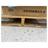 Fleximounts Max Series 48 in. W x 96 in. D x 24 - 40 in. H Black Heavy Duty Ceiling Mounted Overhead Garage Storage Rack