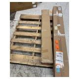 Chicology White Cordless Room Darkening Faux Wood Window Blinds with 2 in. Slats, 45 in. W x 48 in. L