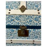 Antique Humpback Steamer Trunk with Insert