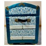 Antique Humpback Steamer Trunk with Insert