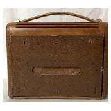 Antique Philco Model 46-350 AM Vacuum Tube Radio Wooden Roll Top Case