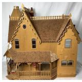 GreenLeaf Doll House from Kit - Victorian Handmade Doll House with Furnishings