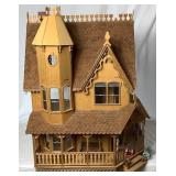 GreenLeaf Doll House from Kit - Victorian Handmade Doll House with Furnishings