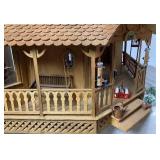 GreenLeaf Doll House from Kit - Victorian Handmade Doll House with Furnishings