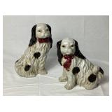Staffordshire Style Cavalier King Charles Spaniel Dog Pair