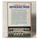 Minnesota Twins 1987 World Series Bundle - Framed Team of Destiny Baseball Card Set, Pendant, Wheaties Box and Collector Button