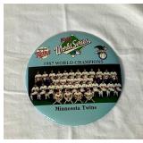 Minnesota Twins 1987 World Series Bundle - Framed Team of Destiny Baseball Card Set, Pendant, Wheaties Box and Collector Button