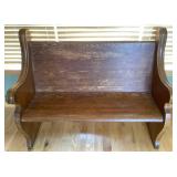 Antique Church Pew