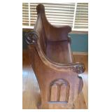 Antique Church Pew