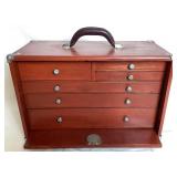 6 Drawer Wooden Antique Union Machinist Chest