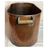 Vintage Copper Boiler with Lid and Wood Handle