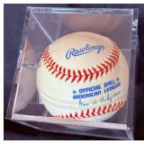 MN Twins #57  Johan Santana Autographed Baseball