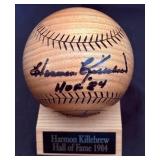 Harmon Killebrew Autographed Hall of Fame 1984 Wooden Ball