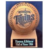 Harmon Killebrew Autographed Hall of Fame 1984 Wooden Ball