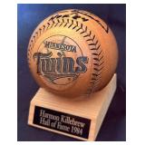 Harmon Killebrew Autographed Hall of Fame 1984 Wooden Ball