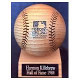 Harmon Killebrew Autographed Hall of Fame 1984 Wooden Ball
