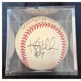 MN Twins Autographed Baseball - Kent Hrbek#14, Bert Blyleven #28 and Tim Laudner