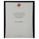 Baltimore Orioles Eric DuBose 2004 Autographed Baseball with COA