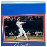 MN Twins Paul Molitor 3000th Hit - Sept 16, 1996 Autographed Framed Print with Original Game Ticket