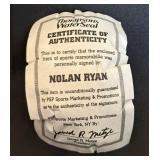 Nolan Ryan Autographed Baseball with COA