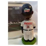 Minnesota Twins Pregame Farewell Ceremony for Kirby Puckett and Kirby Puckett Bobblehead Doll