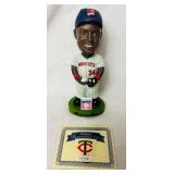Set of 5 Minnesota Twins 2001 Bobbleheads - Bert Blyleven, Rod Carew, Kirby Puckett, Dave Winfield, and Sid Hartman
