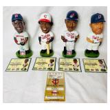 Minnesota Twins 2001 Bobbleheads - Bert Blyleven, Kirby Puckett, Dave Winfield (2)