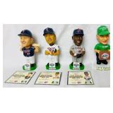 2003 Minnesota Twins Bobbleheads - Corey Koskie, Torii Hunter, Eddie Guardado and Wally the Beer Man and Sept 24, 2003 Star Tribune Front Page Copy
