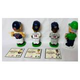 2003 Minnesota Twins Bobbleheads - Corey Koskie, Torii Hunter, Eddie Guardado and Wally the Beer Man and Sept 24, 2003 Star Tribune Front Page Copy