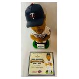 2003 Minnesota Twins Bobbleheads - Corey Koskie, Torii Hunter, Eddie Guardado and Wally the Beer Man and Sept 24, 2003 Star Tribune Front Page Copy