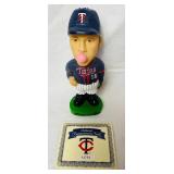 Set of 5 Minnesota Twins 2002 Bobbleheads  LOT 2 - Tom Kelly, Jim Kaat, Cristian Guzman, Doug Mientkiewicz and Sid Hartman