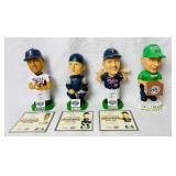 2003 Minnesota Twins Bobbleheads - Corey Koskie, A.J. Pierzynski, Eddie Guardado and Wally the Beer Man and Sept 24, 2003 Star Tribune Front Page Copy