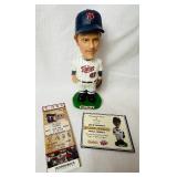 2005 & 2006 MN Twins Bobbleheads - 2005 Johan Santana, 2005 Joe Nathan, 2006 Billy Martin, 2006 Brad Radke and 2006 Jack Morris