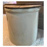 Red Wing Union Stoneware 20 Gallon Crock with Wood Top