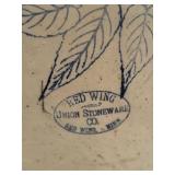 Red Wing Union Stoneware 20 Gallon Crock with Wood Top