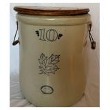 Western Stoneware Company 10 Gallon Stoneware Crock