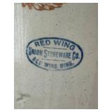 Antique Red Wing  5 Gallon Union Stoneware Jug