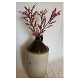 Vintage Large 21" Tall 5 Gallon Stoneware Crock Moonshine Jug