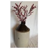 Vintage Large 21" Tall 5 Gallon Stoneware Crock Moonshine Jug