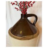 Vintage Large 21" Tall 5 Gallon Stoneware Crock Moonshine Jug