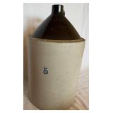 Vintage Large 21" Tall 5 Gallon Stoneware Crock Moonshine Jug