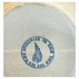 Red Wing Stoneware Bean Pot with Lid, Red Wing Pitcher and Red Wing Mini Crock