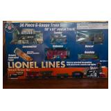 Lionel Lines G-Gauge Steam Trail Set - 36 piece Set with Locomotive, Tender, Boxcar, Gondola and Caboose