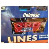 Lionel Lines G-Gauge Steam Trail Set - 36 piece Set with Locomotive, Tender, Boxcar, Gondola and Caboose